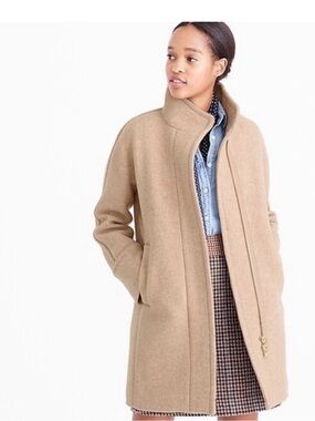 J. Crew Stadium Cloth by Nello Gori Cocoon Coat Size 0